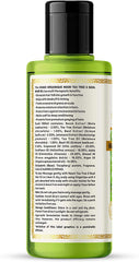 Khadi Organique Neem Tea Tree & Basil Hair Oil Paraben Mineral Oil Free -210ml