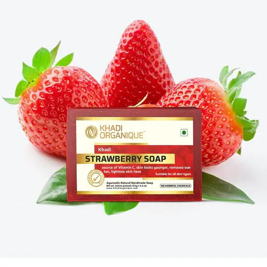 100% Pure Strawberry Soap