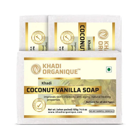 Khadi Organique Herbal Coconut Vanilla Soap