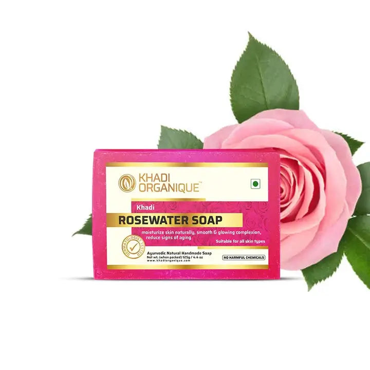 Natural Herbal Rosewater Soap