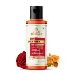 Natural Rose & Honey Body Wash SLS & Paraben Free