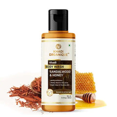 Natural Sandalwood & Honey Body Wash
