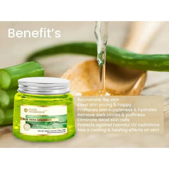 Natural aloe vera gel green benefits