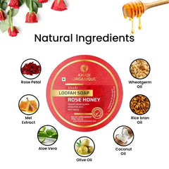 Rose Honey Loofah Soap Ingredients