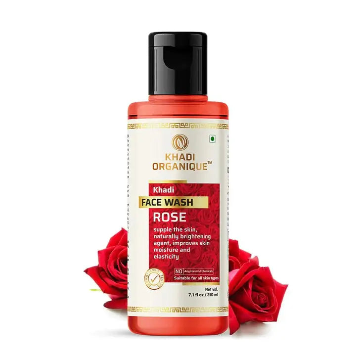 Rose face wash for oily skin